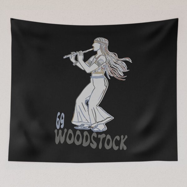 Item preview, Woodstock ’69 – Hippie Illustration designed and sold by zoliartdesign.