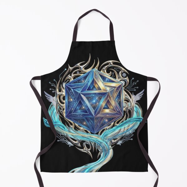 Item preview, Cosmic D20 Dice Sacred Geometry Galaxy Art designed and sold by RoyalDeluxGo.