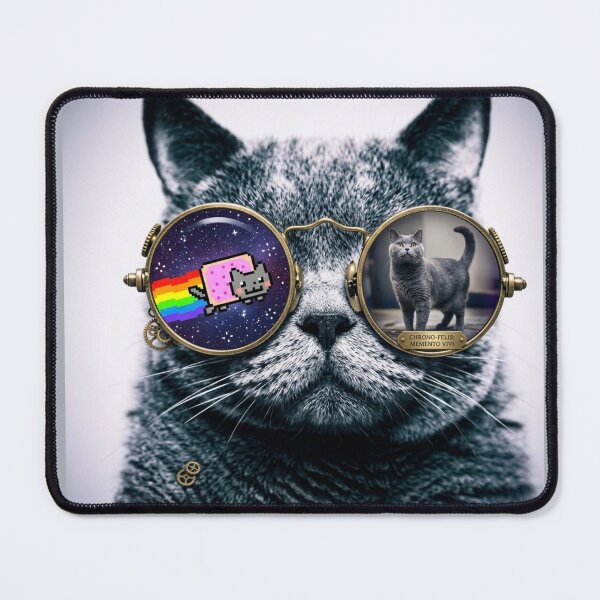 Item preview, Space Cat with Galactic Sunglasses and Nyan Cat designed and sold by AnyeloDesign.