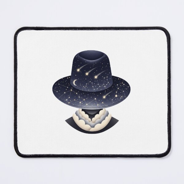 Item preview, Celestial Hat Moon Cloud Portrait designed and sold by AbanoubStore.