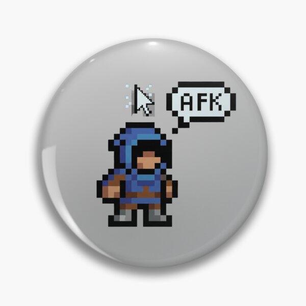 Item preview, AFK Pixel Mode – Idle Retro Gaming Meme Design designed and sold by ChaosNest.