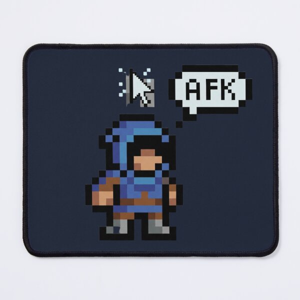 Item preview, AFK Pixel Mode – Idle Retro Gaming Meme Design designed and sold by ChaosNest.