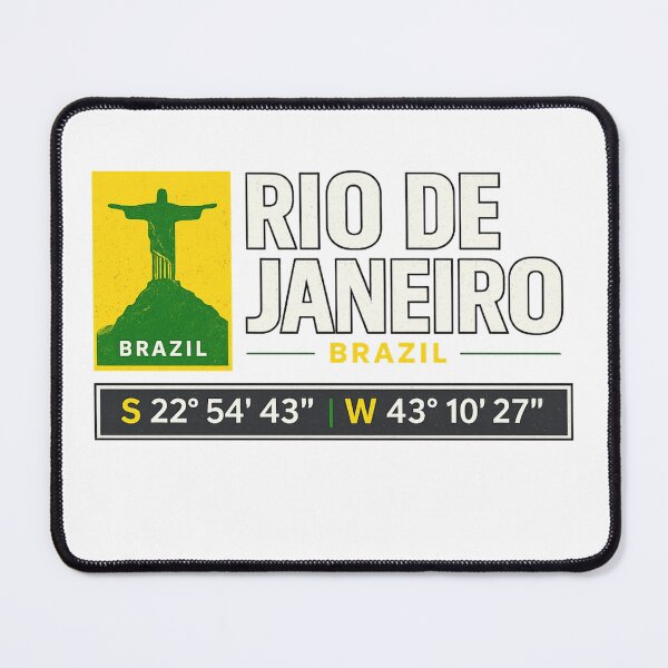 Item preview, Rio De Janeiro Brazil Coordinates designed and sold by MKDSN.
