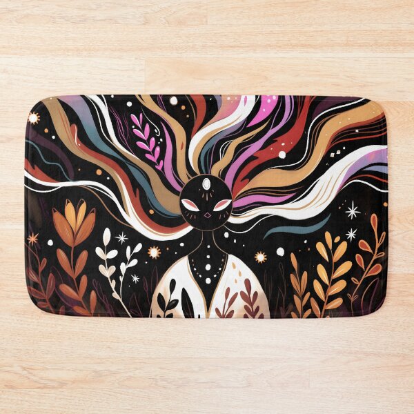 Item preview, Mystical Celestial Spirit Folk Art Illustration designed and sold by LuminousFoundry.