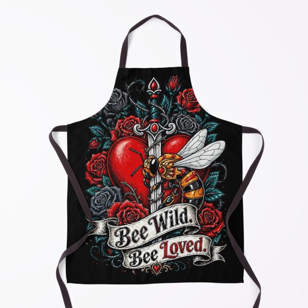 Item preview, Bee Wild. Be Loved. | Romantic Busy Bee Gift | Sticker for Daily Heroes designed and sold by CraazyCrazyArt.