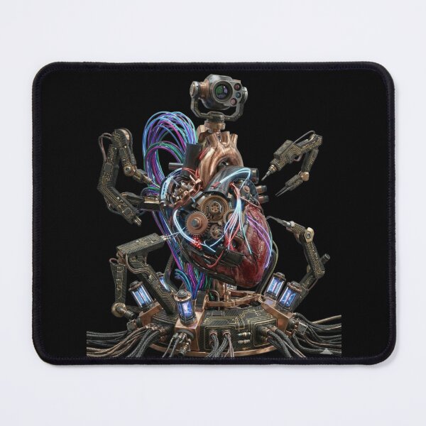 Item preview, Mechanical Biomechanical Heart Steampunk Cybernetic Art designed and sold by RoyalDeluxGo.