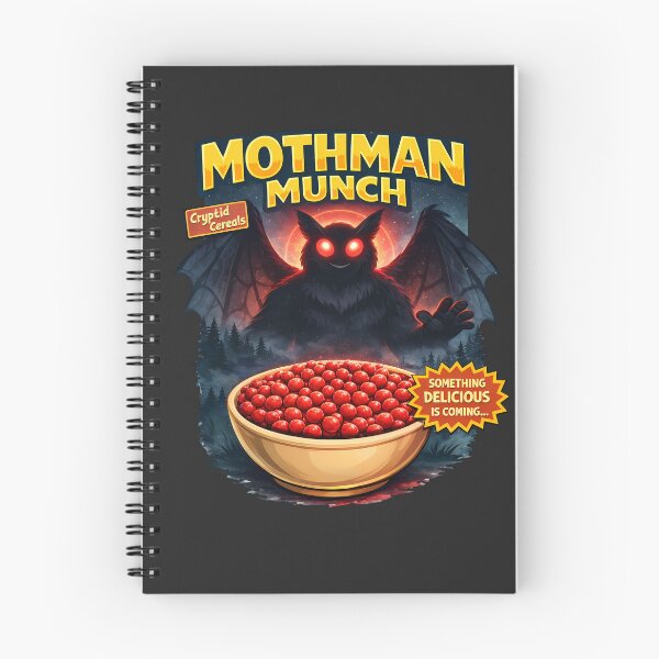 Item preview, Cryptid Cereals: Mothman Munch designed and sold by FoxBaine Designs.