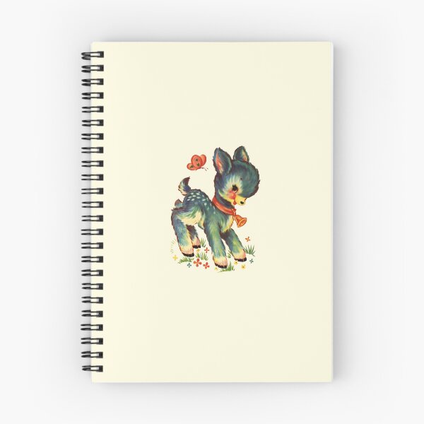 Item preview, Vintage Deer and Butterfly designed and sold by wishfulsun.