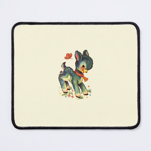 Item preview, Vintage Deer and Butterfly designed and sold by wishfulsun.