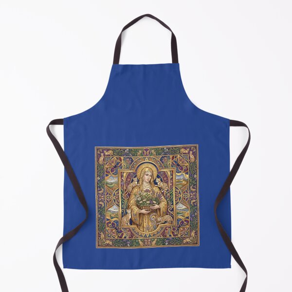 Item preview, Saint Gertrude of Nivelles with cats. designed and sold by Natalia-Vlad.