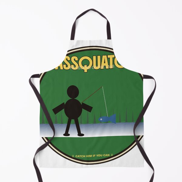 Aperçu de l'œuvre Bassquatch Funny Bigfoot Bass Fishing Sticker créée et vendue par start-tool.