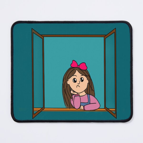 Item preview, Cora, the girl who defied the wind. Blue background 2 designed and sold by Darlenehb.