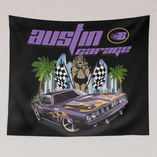 Item preview, Austin Garage Hemi Cuda designed and sold by NF Designs Studio DTF.