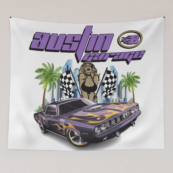 Item preview, Austin Garage Hemi Cuda designed and sold by NF Designs Studio DTF.