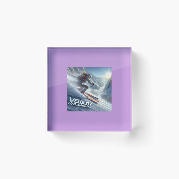 Item preview, Velocity Unleashed: Extreme Downhill Skiing in 3D designed and sold by PaintMeWorld.