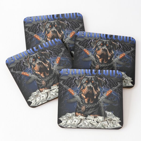 Item preview, Dangerous Rottweiler Dog designed and sold by NF Designs Studio DTF.