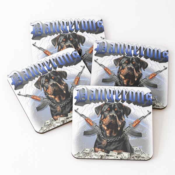 Item preview, Dangerous Rottweiler Dog designed and sold by NF Designs Studio DTF.