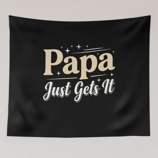 Item preview, Papa Just Gets It Funny Dad Humor Design designed and sold by bilal sibgui.