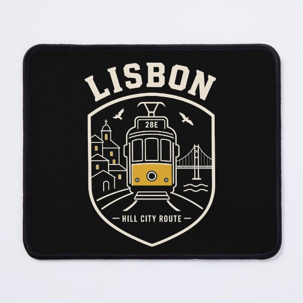 Item preview, Lisbon Tram 28 Vintage Travel Badge T-Shirt – Portugal City Souvenir designed and sold by Lyfeinsights.