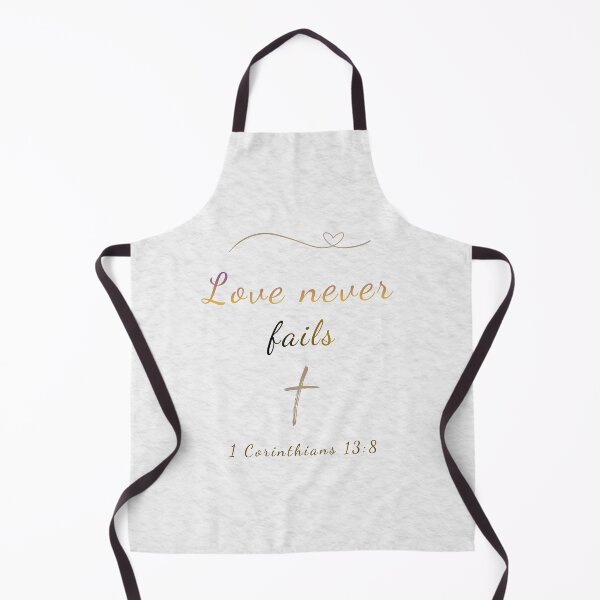 Item preview, Love Never Fails - 1 Corinthians 13:8 Bible Verse Scripture Art designed and sold by Très Joli Brothers.