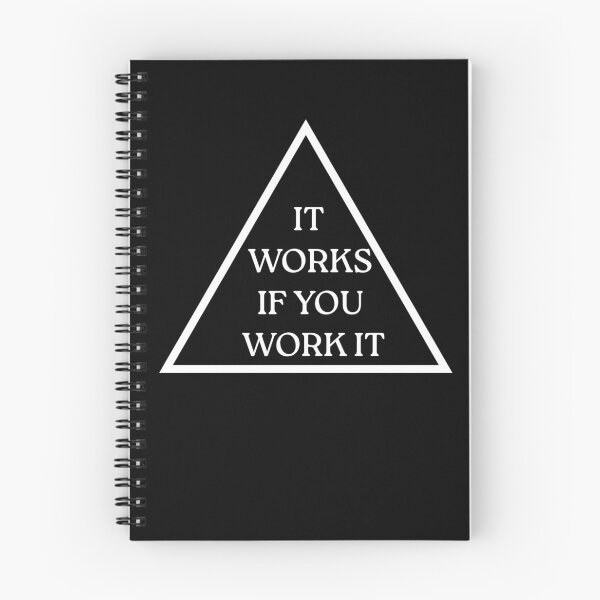 Item preview, IT WORKS IF YOU WORK IT designed and sold by Sober-Gifts.
