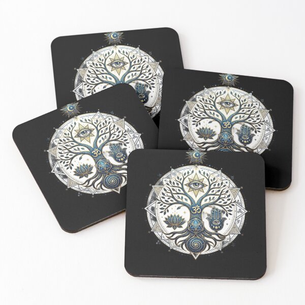 Item preview, Mystic Tree of Life Mandala Spiritual Symbols designed and sold by RoyalDeluxGo.