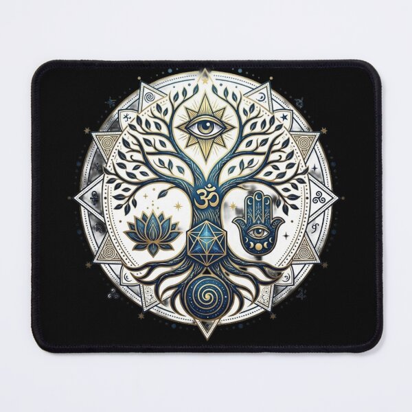 Item preview, Mystic Tree of Life Mandala Spiritual Symbols designed and sold by RoyalDeluxGo.