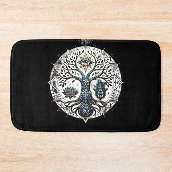 Item preview, Mystic Tree of Life Mandala Spiritual Symbols designed and sold by RoyalDeluxGo.