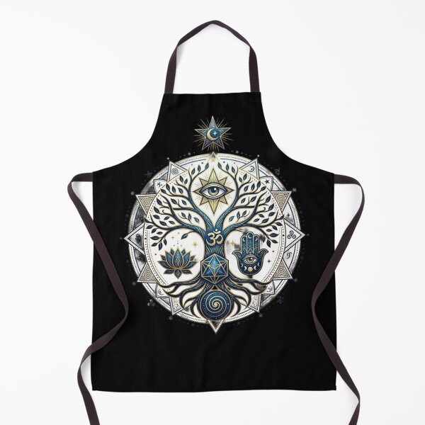 Item preview, Mystic Tree of Life Mandala Spiritual Symbols designed and sold by RoyalDeluxGo.
