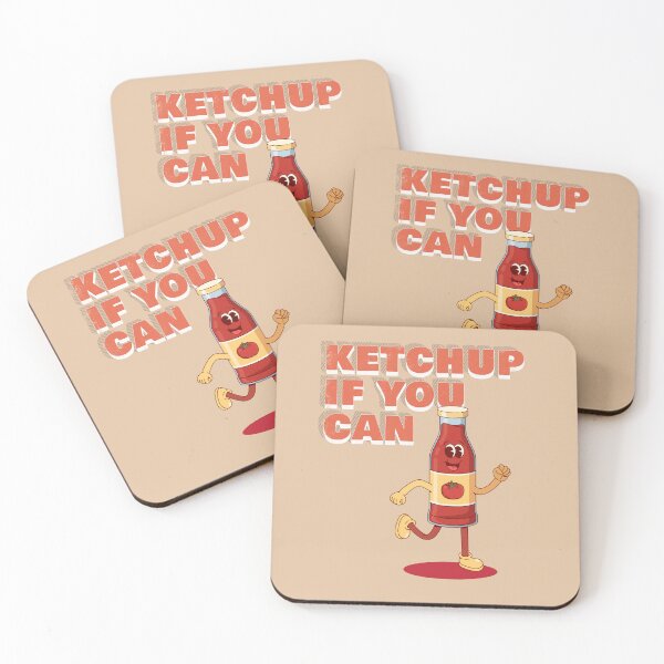 Item preview, Ketchup If You Can Funny Food Pun Design – Cute Ketchup Mascot Graphic designed and sold by azLittleLuxur.