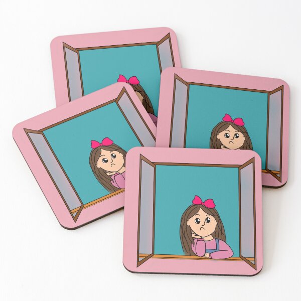 Item preview, Cora, the girl who defied the wind. Pink backgrounds 2 designed and sold by Darlenehb.