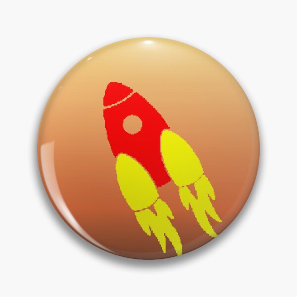 Item preview, Retro Rocket Takeoff Space Pixel Motivation designed and sold by AstronautMerch.