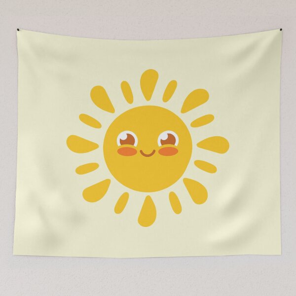 Item preview, Happy Sun – Cute Cartoon Sunshine Design designed and sold by EmeraldeaDesign.