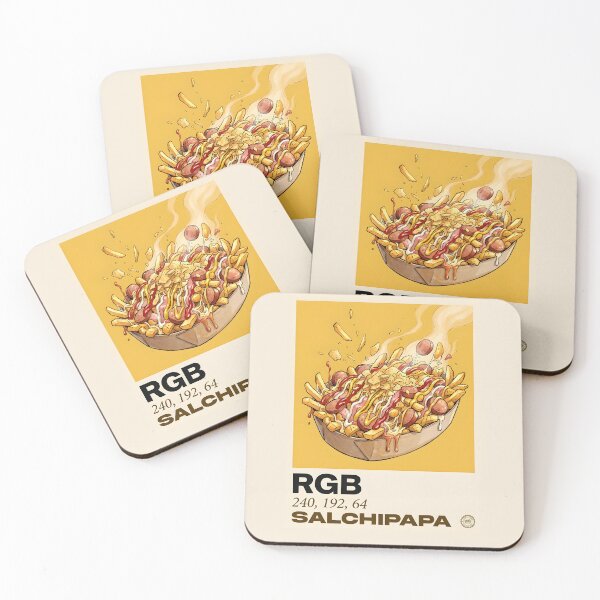 Item preview, Colombian Salchipapa — Colombian Street Food Art | Potatoes with Sausage designed and sold by ColombianaShop.