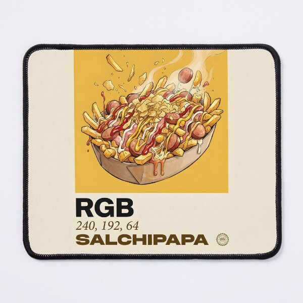 Item preview, Colombian Salchipapa — Colombian Street Food Art | Potatoes with Sausage designed and sold by ColombianaShop.