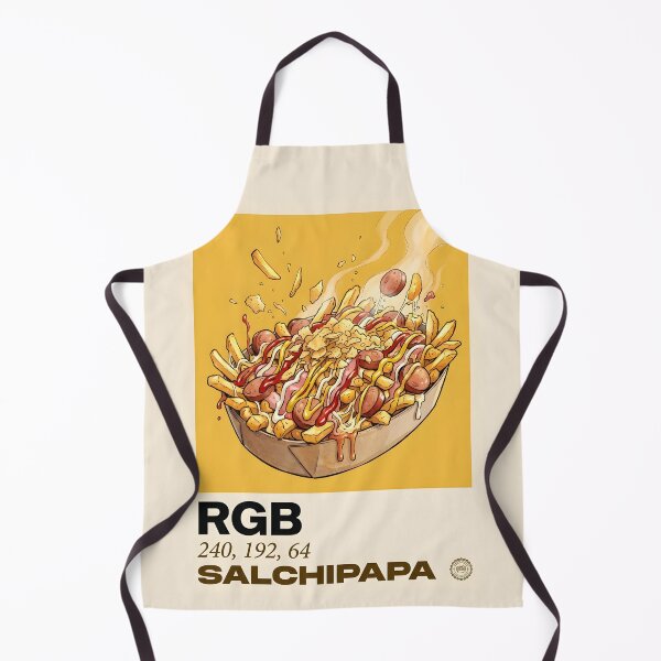 Item preview, Colombian Salchipapa — Colombian Street Food Art | Potatoes with Sausage designed and sold by ColombianaShop.