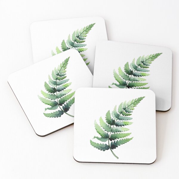 Item preview, Minimal Fern Watercolor Botanical Illustration designed and sold by Rutvain.