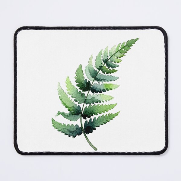 Item preview, Minimal Fern Watercolor Botanical Illustration designed and sold by Rutvain.
