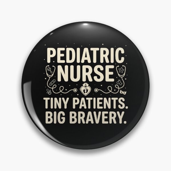 Item preview, Pediatric Nurse Slogan Tiny Patients Big Bravery T-Shirt, Childrens Nurse Gift Idea, Nurse Life Graphic Tee designed and sold by pipolabco.