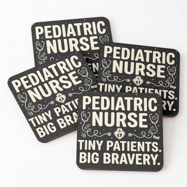 Item preview, Pediatric Nurse Slogan Tiny Patients Big Bravery T-Shirt, Childrens Nurse Gift Idea, Nurse Life Graphic Tee designed and sold by pipolabco.