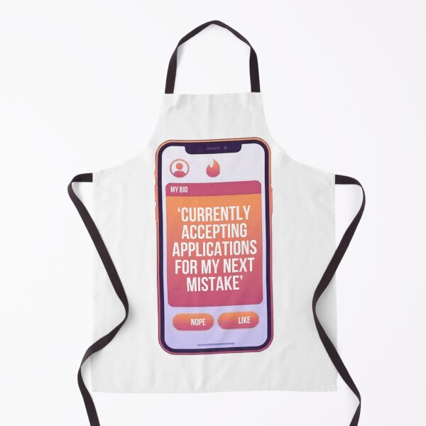 Item preview, Dating App Bio Next Mistake Funny Tinder Parody designed and sold by Wit & Wear.