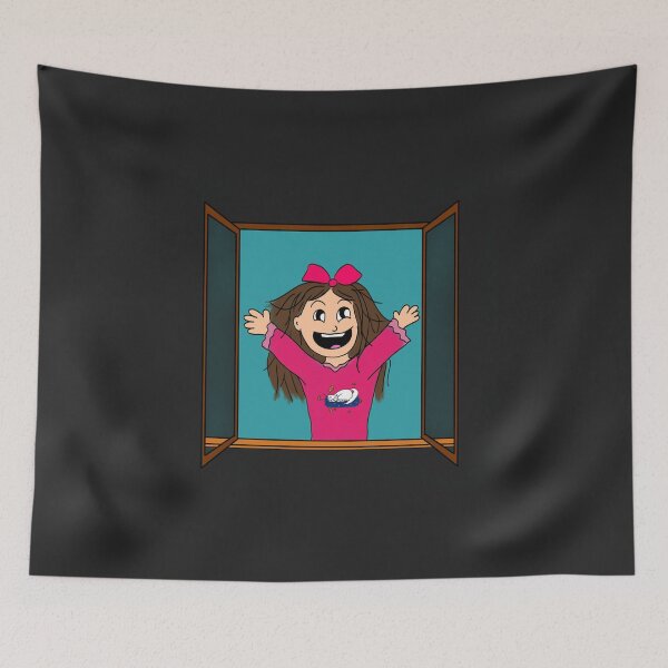 Item preview, Cora, the girl who defied the wind. Black background 1 designed and sold by Darlenehb.
