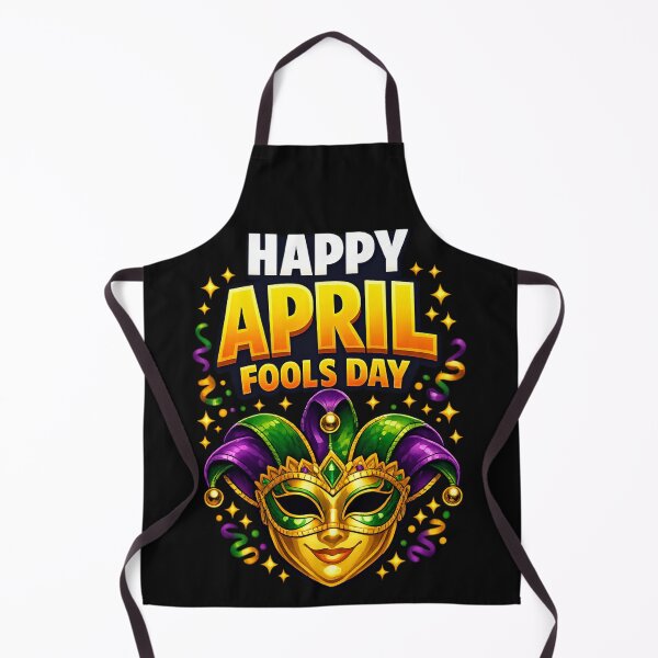 Item preview, Happy April Fools Day Jester Mask – Funny Prank Party Design, Colorful Carnival Fool Gift designed and sold by pipolabco.
