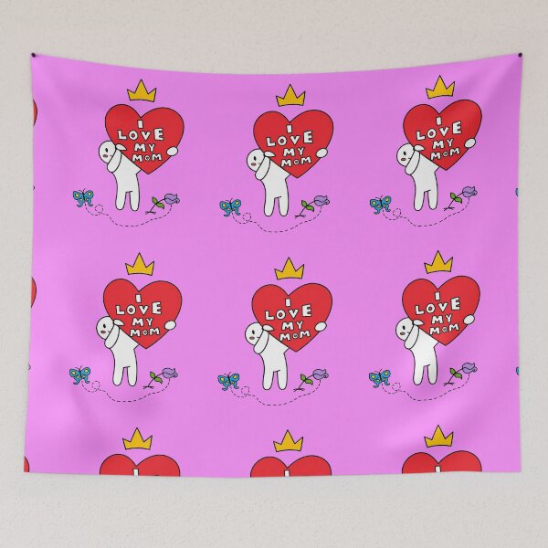 Item preview, I love my mom  designed and sold by Drawings much more.