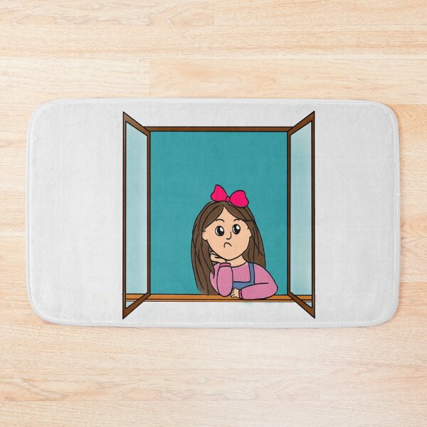 Item preview, Cora, the girl who defied the wind. White background 2 designed and sold by Darlenehb.