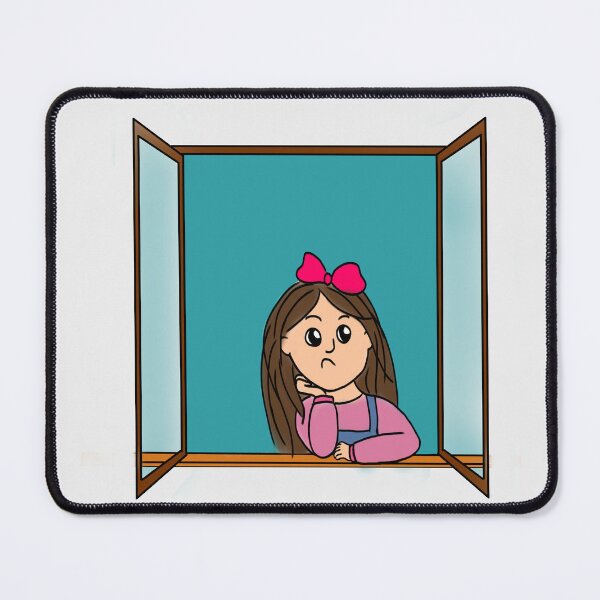 Item preview, Cora, the girl who defied the wind. White background 2 designed and sold by Darlenehb.