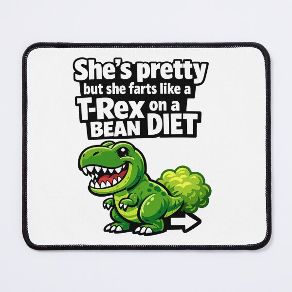 Item preview, Funny Dinosaur Fart Meme Shirt – T-Rex Bean Diet Joke, Silly Humor Gift, Cute Dino Comedy Design designed and sold by pipolabco.