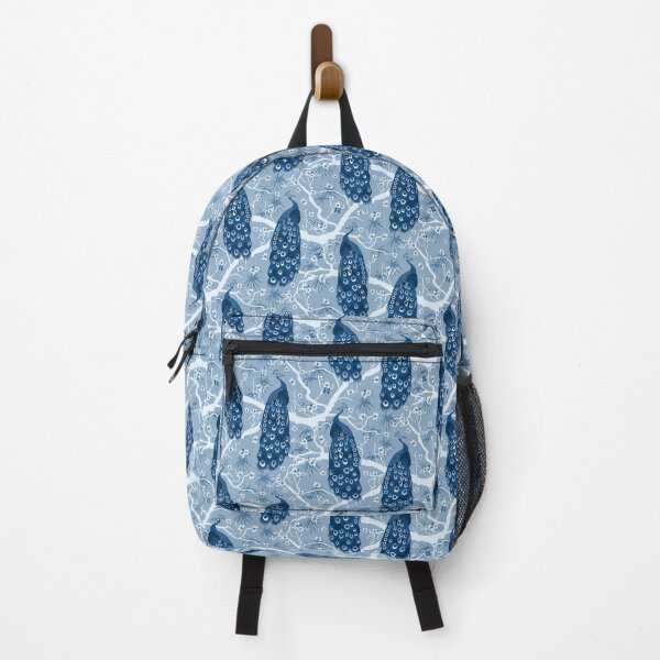 Item preview, Peacocks in classic blue designed and sold by kobyakov.