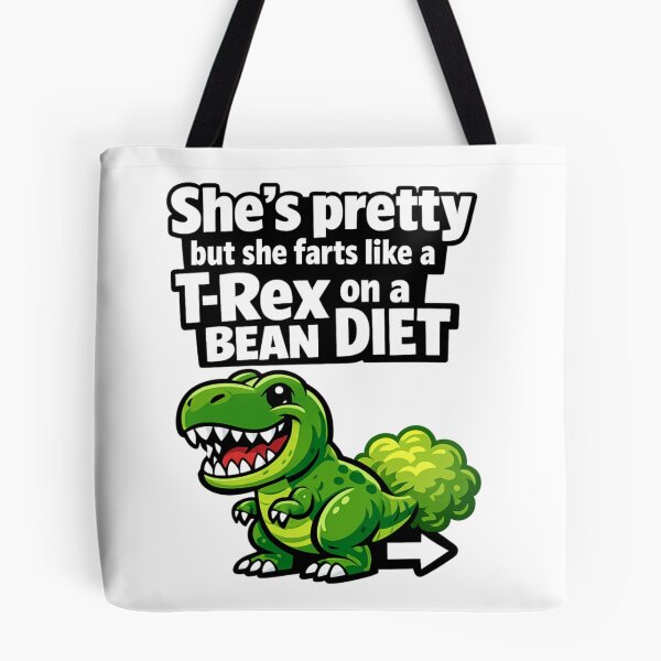 Item preview, Funny Dinosaur Fart Meme Shirt – T-Rex Bean Diet Joke, Silly Humor Gift, Cute Dino Comedy Design designed and sold by pipolabco.