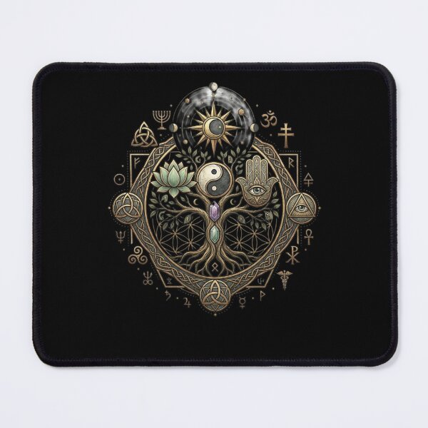 Item preview, Ultimate Spiritual Tree of Life Sacred Geometry Mandala designed and sold by RoyalDeluxGo.